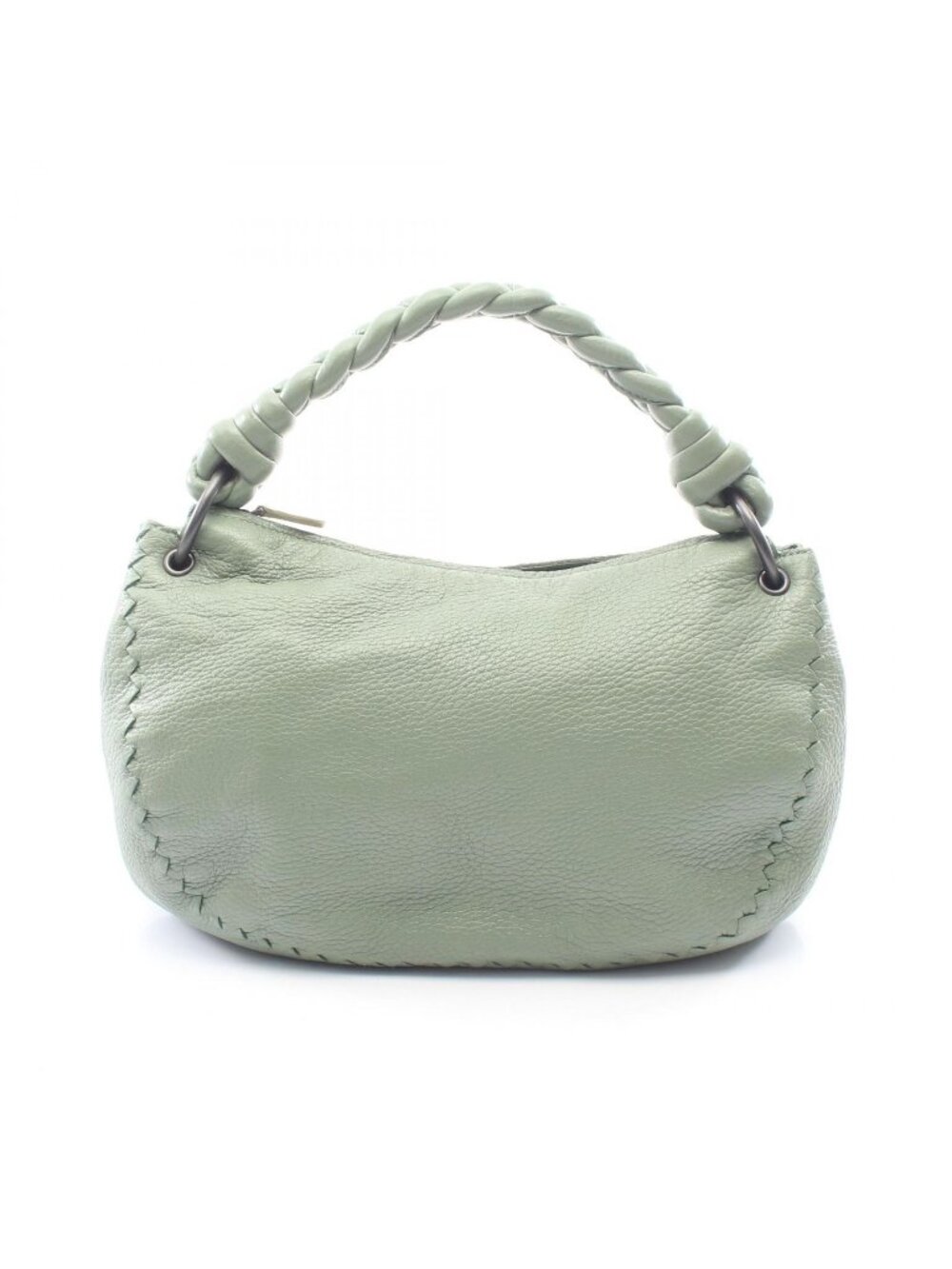 Bottega Veneta Shoulder Bag Hobo Green Leather
